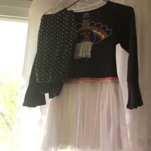 Thanksgiving 2 piece outfit. Size 10